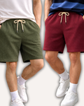 Pack of 2 Waffle Knit Shorts