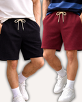 Pack of 2 Waffle Knit Shorts