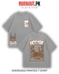 Where The Biryani is Hotter Oversized Dropshoulder Tee - DTF Printed Tshirt For Men and Women