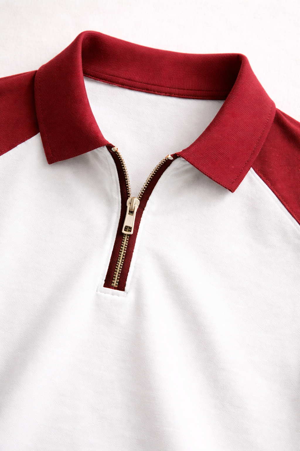 Men’s Raglan Zipper Polo