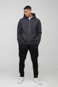 Men’s Tracksuit – Zipper Hoodie with Fleece Trouser