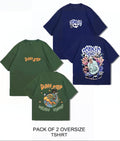 Oversized Dropshoulder Graphic DTF Printed Tshirt For Men and Women